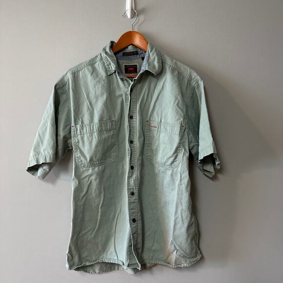 Mens Size L Wrangler Button Shirt - Picture 1 of 5